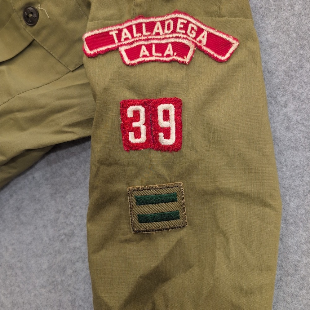 Vintage‎ Boys Scouts of America Uniform Shirt Talladega Ala Choccolocco Council - Picture 4 of 6